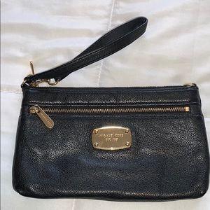 Michael Kors Black Wristlet